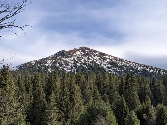 Trail to Turnoff for Vezhen Hut and Benkovski Hut